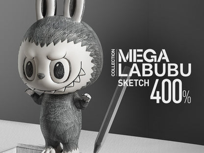MEGA LABUBU 400% Sketch