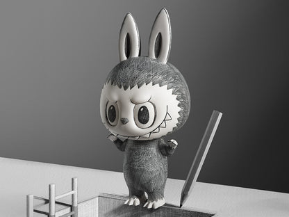 MEGA LABUBU 400% Sketch