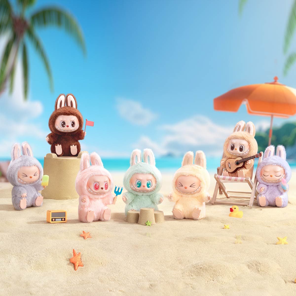 THE MONSTERS -シートビニールぬいぐるみブラインドボックス